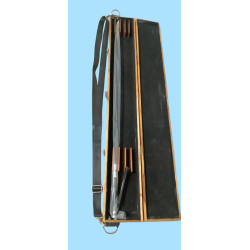 Bowl hard case, violin, viola and violoncello in teca wood